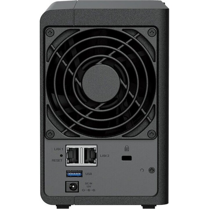 Synology DiskStation DS224+ Case server NAS a 2 alloggiamenti (DS224+) + 16 TB (2x8 TB) Dischi rigidi Synology Plus SATA 6 Gb/s 