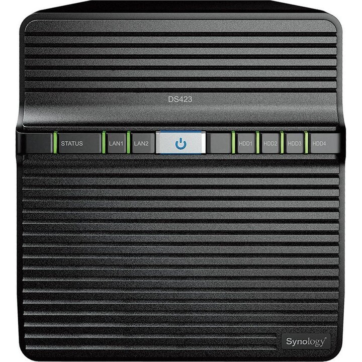 Boîtier serveur NAS Synology DiskStation DS423 4 baies + 4 disques durs Synology Plus 3,5" SATA 6 Gbit/s 12 To (48 To)