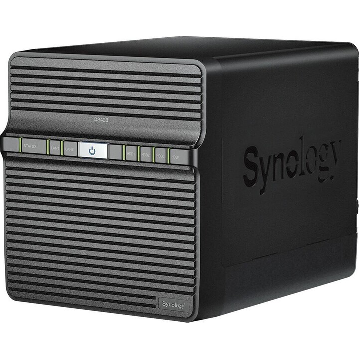Boîtier serveur NAS Synology DiskStation DS423 4 baies + 4 disques durs Synology Plus 3,5" SATA 6 Gbit/s 12 To (48 To)