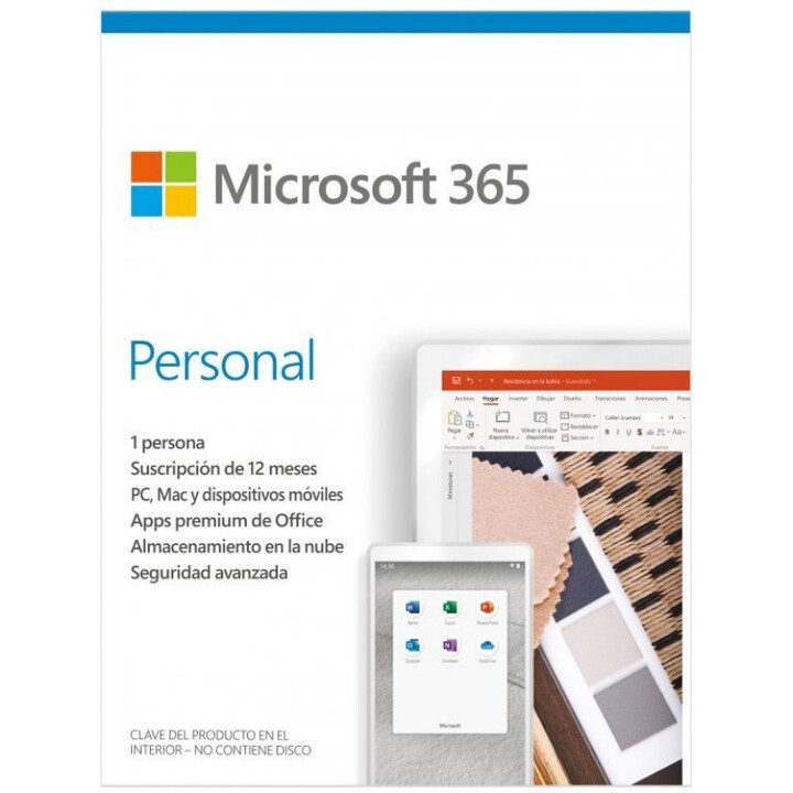 Microsoft 365 Personal PC/Mac - Licença de 1 ano - Software
