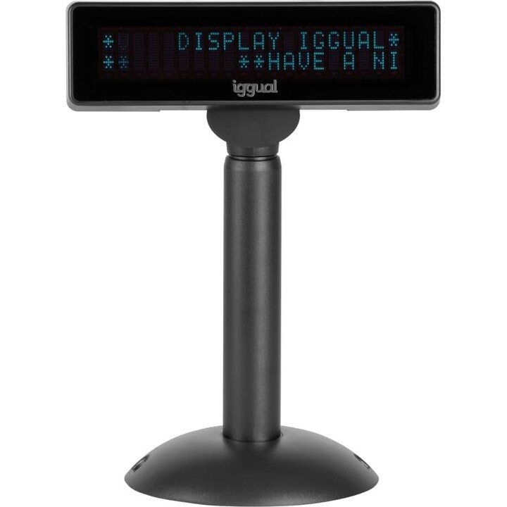 iggual VFD USB regolabile 7" INFO DISPLAY