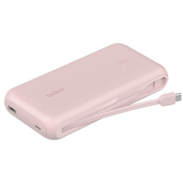 Belkin 20K 30W POWER BANK + USB C PINK