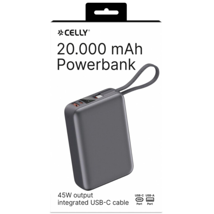 Celly - POWERBANK USB-C 45W 2000 MAH
