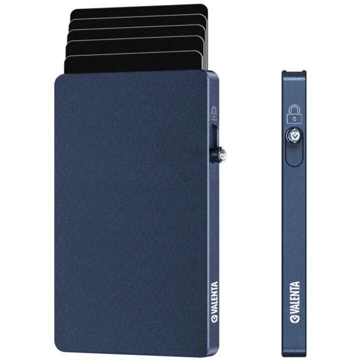 Protector de tarjetas Valenta para MagSafe Blue Titanium - 8719638588287