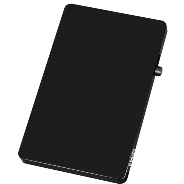 Protector de tarjetas Valenta para MagSafe Thin Black - 8719638589253