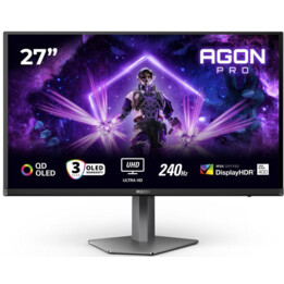 Monitor AGON by AOC PRO 26.5" AG276UZD QD-OLED UHD 520Hz 0.3ms Adaptive Sync HDR400