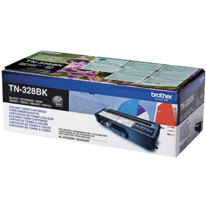Brother Toner TN-328 TN328 Nero Schwarz (TN328BK)