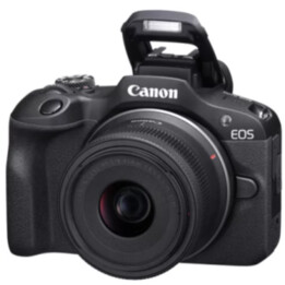 Canon Camera EOS R100 + RF-S RFS 18–45mm IS STM Kit black Schwarz (6052C013)