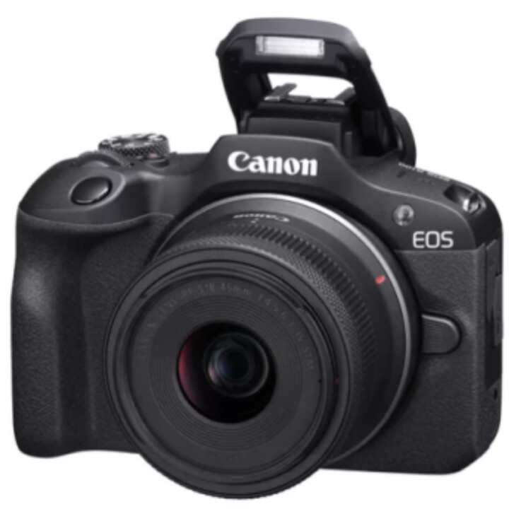 Canon Camera EOS R100 + RF-S RFS 18–45mm IS STM Kit black Schwarz (6052C013)