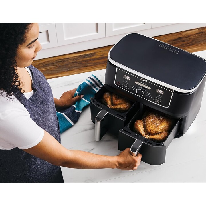 Ninja Foodi Max 6-in-1 Air Fryer with Double Compartment 9.5L