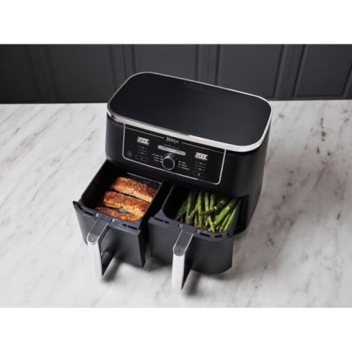 Ninja Foodi Max 6-in-1 Air Fryer with Double Compartment 9.5L