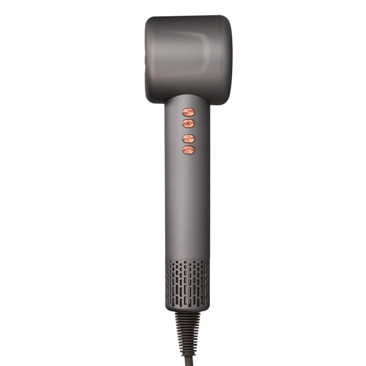 Extralink EX.95689 secador de cabelo 1500W 4 acessórios suporte cinza