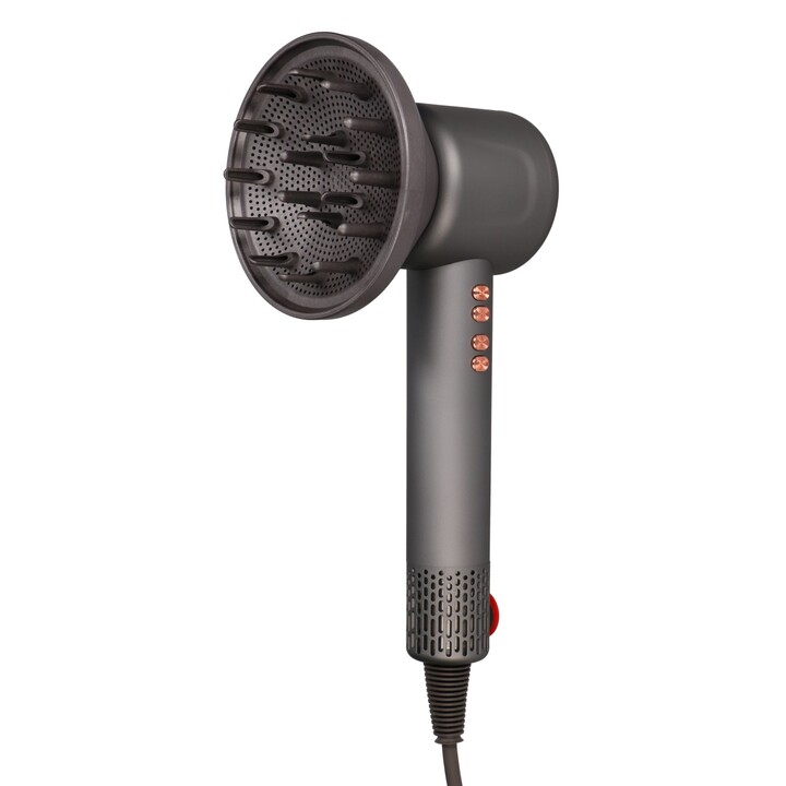 Extralink | Secador de Pelo | 1500w, 4 Boquillas, Soporte