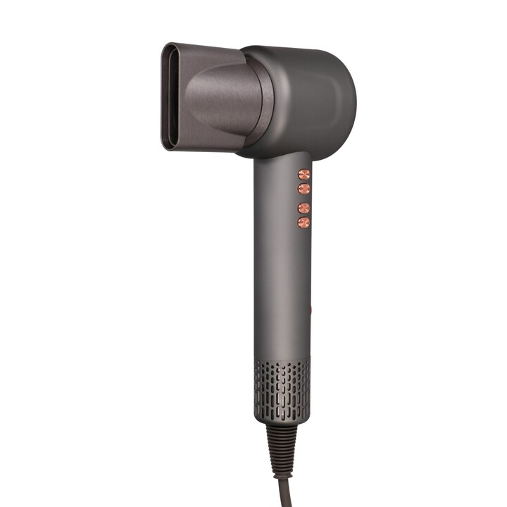 Extralink EX.95689 secador de cabelo 1500W 4 acessórios suporte cinza