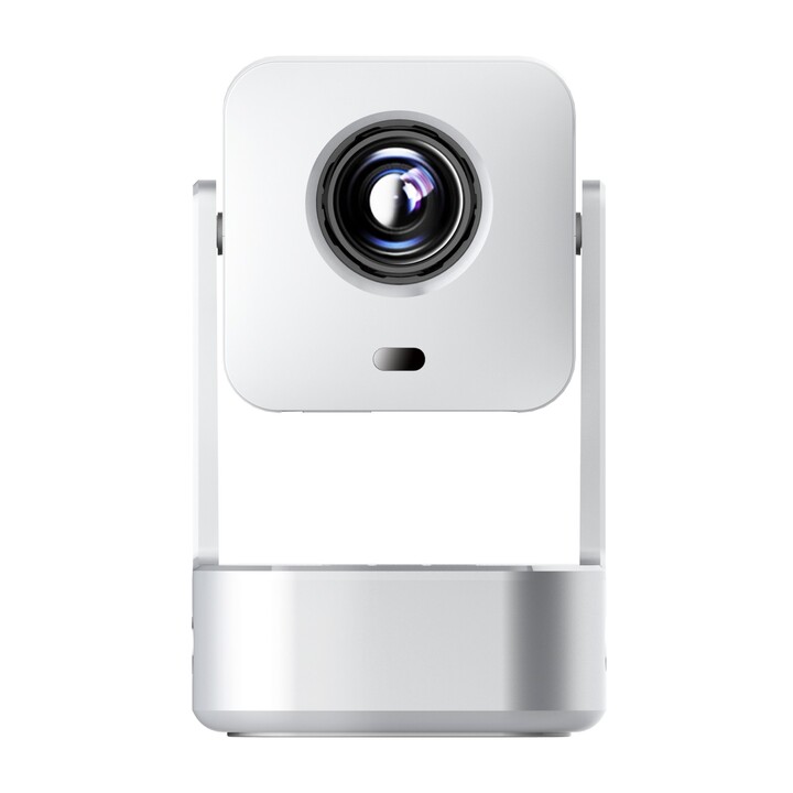 Proyector Inteligente Extralink Cine&karaoke - Ims360 Blanco | Proyector para Películas, Juegos y Música con 2 Micrófonos | 