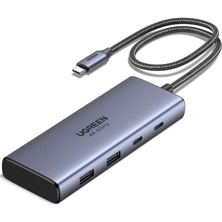 Ugreen Hub 7in1 USB-C A 2xhdmi+2xusb-A+2xusb-C+Pd