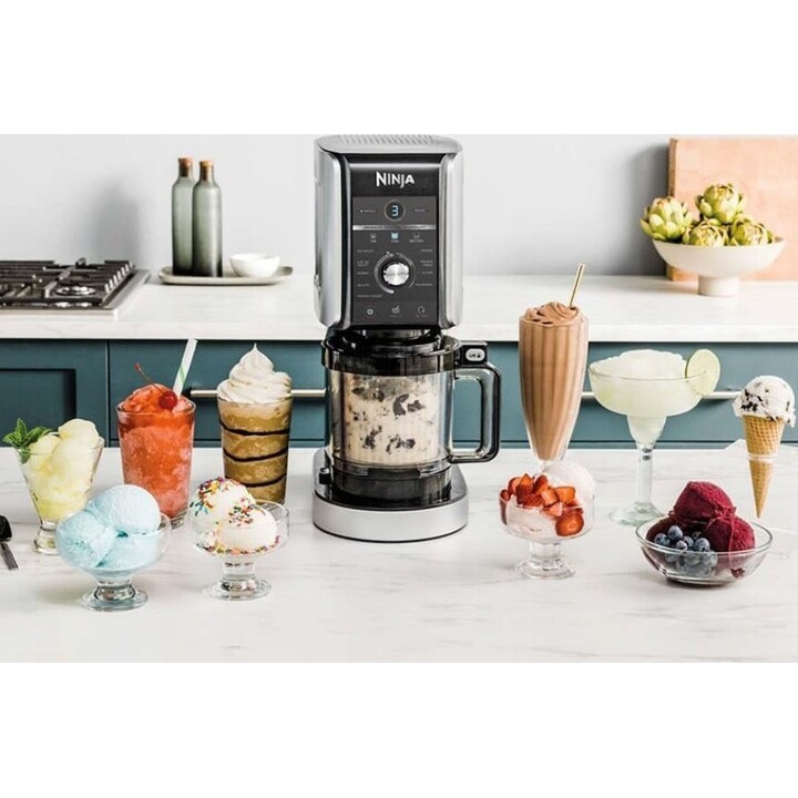 NINJA Creami Deluxe 10-in-1 Eismaschine NC502EU Silver