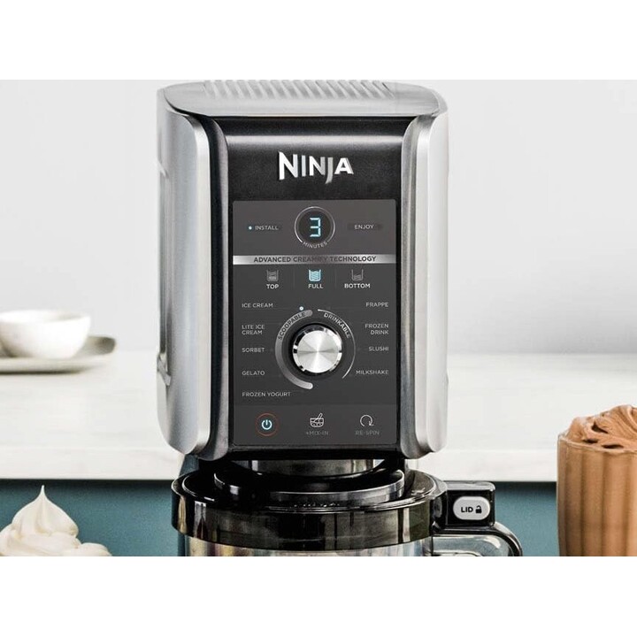 NINJA Creami Deluxe 10-in-1 Eismaschine NC502EU Silver
