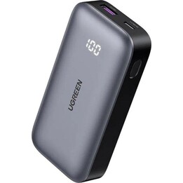 Batería externa Ugreen PB502-25185 10000mAh Mini Carga rápida 30W Gris