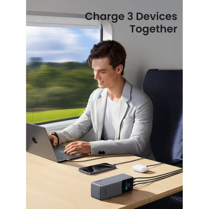 Bateria externa Ugreen Nexode 200W 25000mAh Power Bank com carregamento rápido