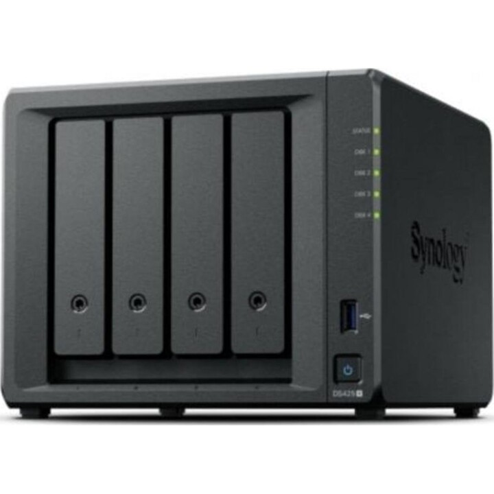 Synology DS425+ Serveur NAS 4 baies 6 Go DDR4 2,5 GbE M.2 NVMe Tour