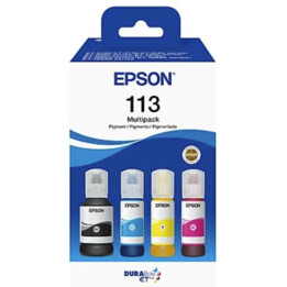 Epson C13t06b640 Tintenpatrone 4 Stück Original Schwarz, Cyan, Magenta, Gelb