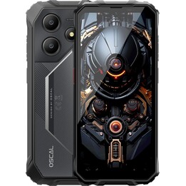 Oscal Marine 2, 8 Go+128 Go, Dual Sim, 11 000 mAh (18 W), Android 15, Gemini AI, protection IP69K, NFC, 6,56 HD, 90 Hz, noir