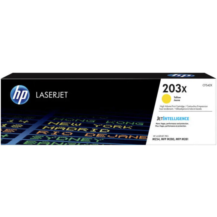HP CF542X AMARILLO CARTUCHO DE TONER ORIGINAL - 203X
