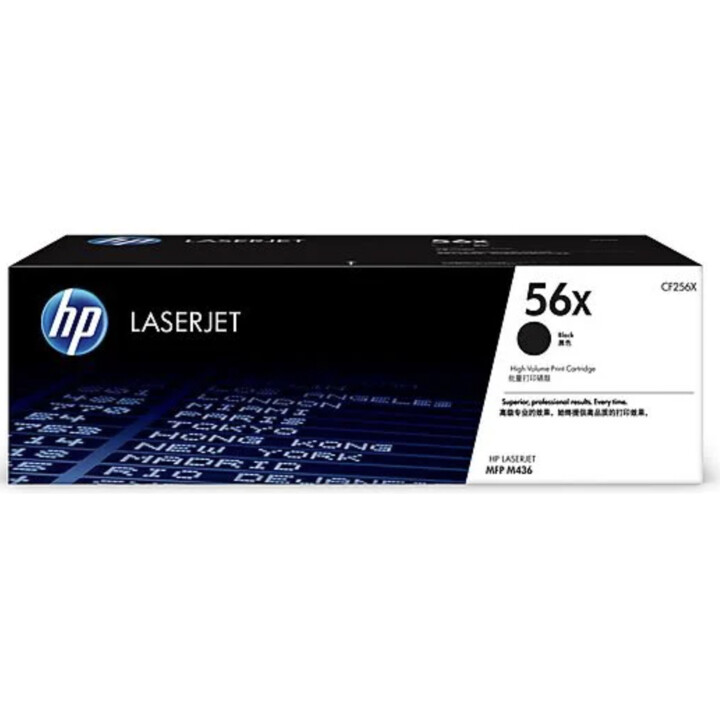 Cartouche de toner noir à haut rendement HP LaserJet 56X d'origine