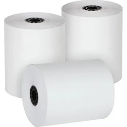 iggual Pack de 100 rouleaux de papier thermique TPE 57x35 mm