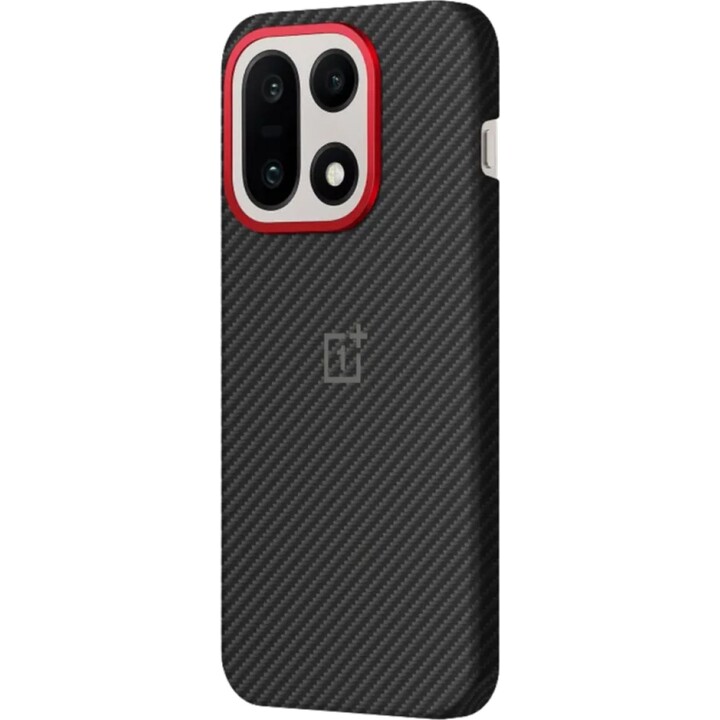 OnePlus 15 Aramidfaser-Magnethülle Schwarz