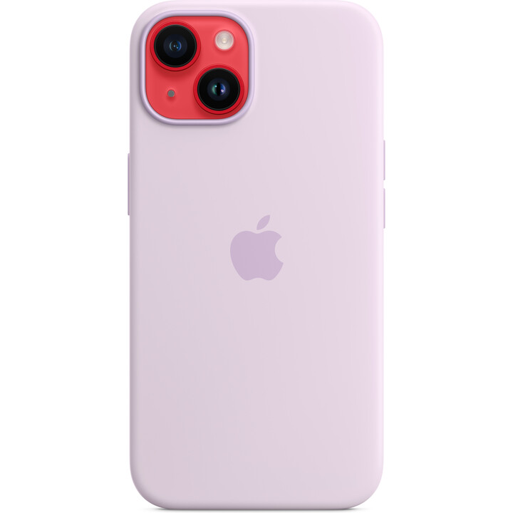 Funda de silicona morada para Apple iPhone 14, modelo n.° A2910 - MPRY3ZM/A