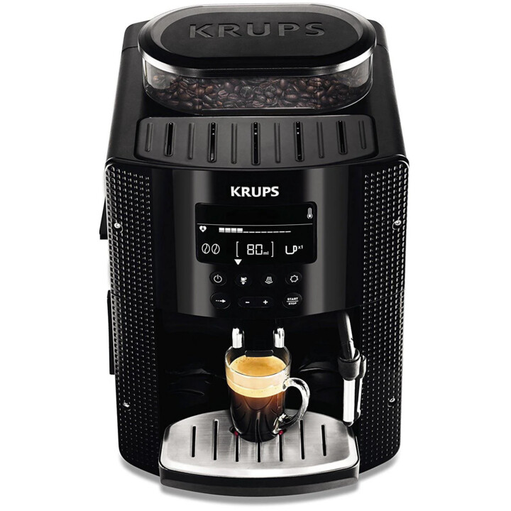 Krups EA8150 Cafetera Espresso Super Automática Negra