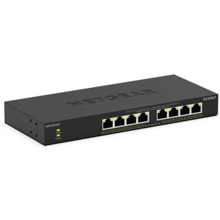 Netgear GS308LP-100EUS, Commutateur/Commutateur