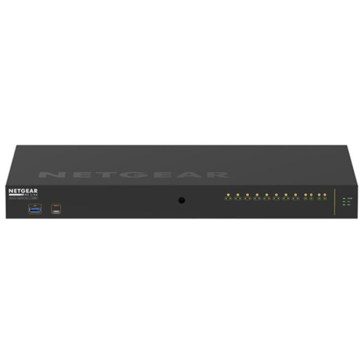 Switch gestito L2/L3 Gigabit Ethernet (10/100/1000) Power over Ethernet (PoE) 1U nero, Netgear M4250-10G2XF-PoE++