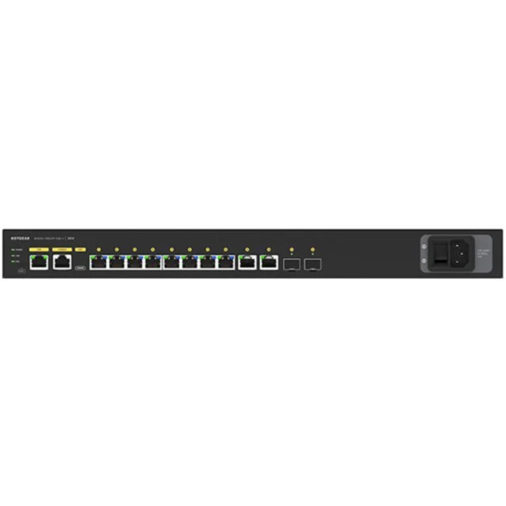 Switch gestito L2/L3 Gigabit Ethernet (10/100/1000) Power over Ethernet (PoE) 1U nero, Netgear M4250-10G2XF-PoE++