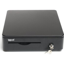 Iggual IRON-10R Automatic/Manual Cash Drawer 38cm, Black