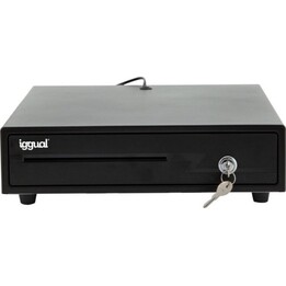 Iggual IRON-10 Cash Drawer 38cm, Black