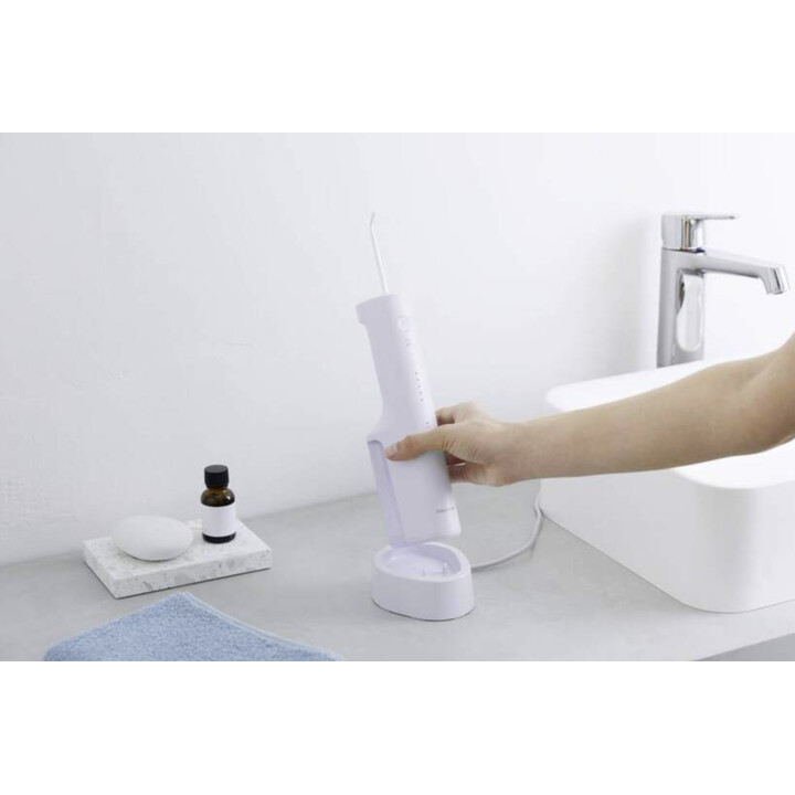 Panasonic EWDJ26V303 Portable Water Flosser - 50 Seconds, 5 Modes, White