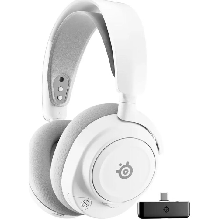 Cuffie da gioco wireless Steelseries Arctis Nova 7x Wireless Gen 2 Bluetooth bianche