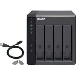 Qnap NAS 4 Bay Expansion Unit NAS TR-004, 4x HDD/SSD 2.5/3.5", RAID, 168.5x160.2x219 mm