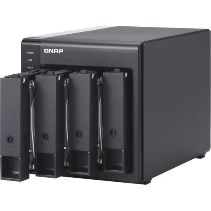 Unità di espansione Qnap NAS 4 bay NAS TR-004, 4x HDD/SSD 2.5/3.5", RAID, 168.5x160.2x219 mm