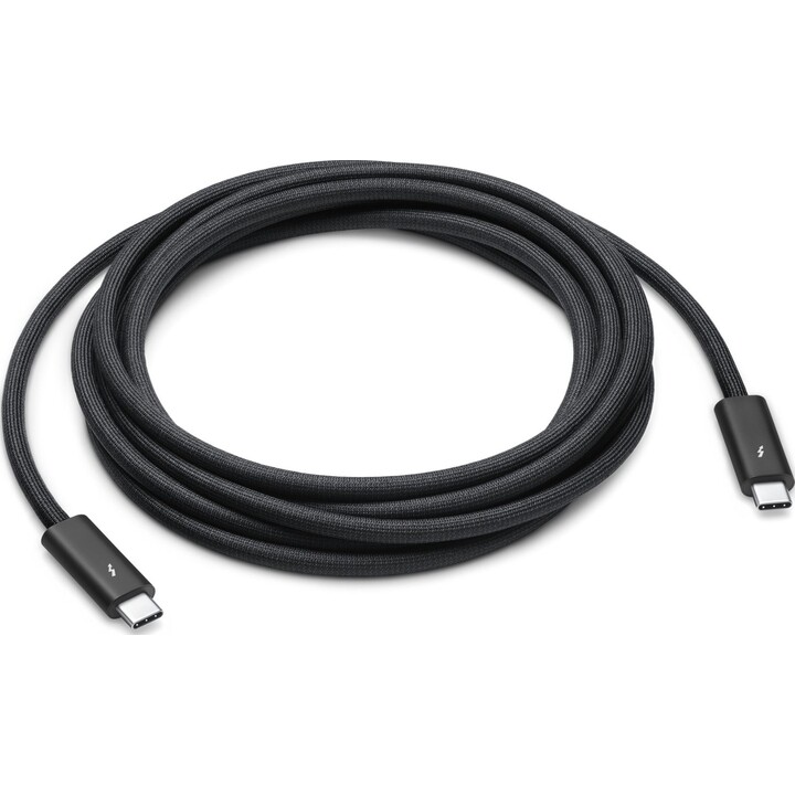 Câble Apple Thunderbolt 4 Pro (USB‑C) de 3 m noir