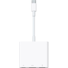 Adaptador multiporta Apple USB-C para AV digital branco