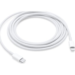 Cavo connettore Apple da USB-C a Lightning (2 m) Bianco