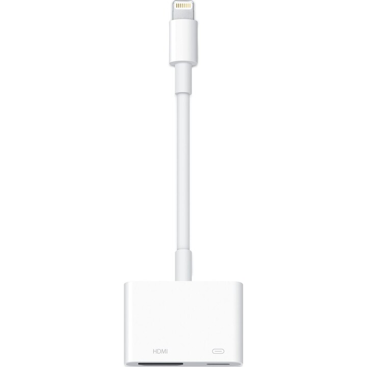 Adaptador de conector Apple Lightning a AV digital Blanco