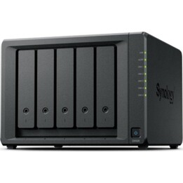 Synology DX525 5-Bay-Desktop-Speichererweiterungslaufwerk, Schwarz, SATA, Hot-Swap, leise Kühlung