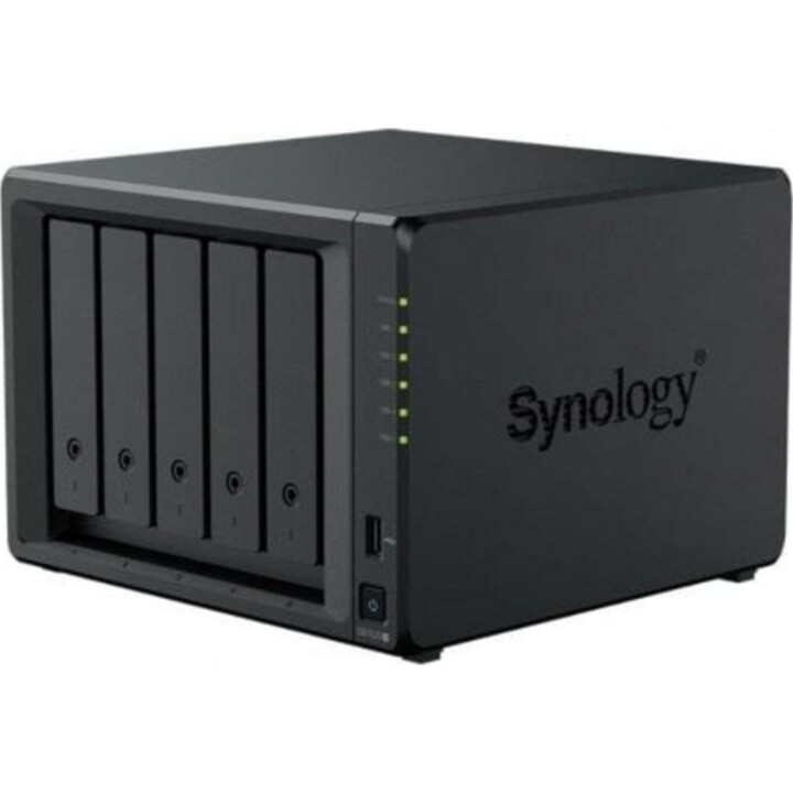 Synology DS1525+ NAS, 8 GB de RAM, Ryzen V1500B, 5 baias SATA/M.2, torre ECC RAID 2,5 GbE