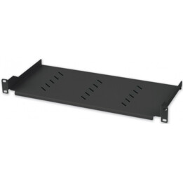 Rack Shelf 19'' 150 mm 1U 2 points Black