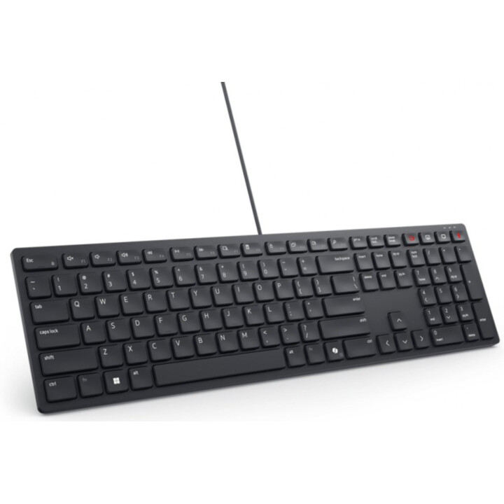 Wired keyboard - DELL KB525C, Wired, Backlit keys, Black